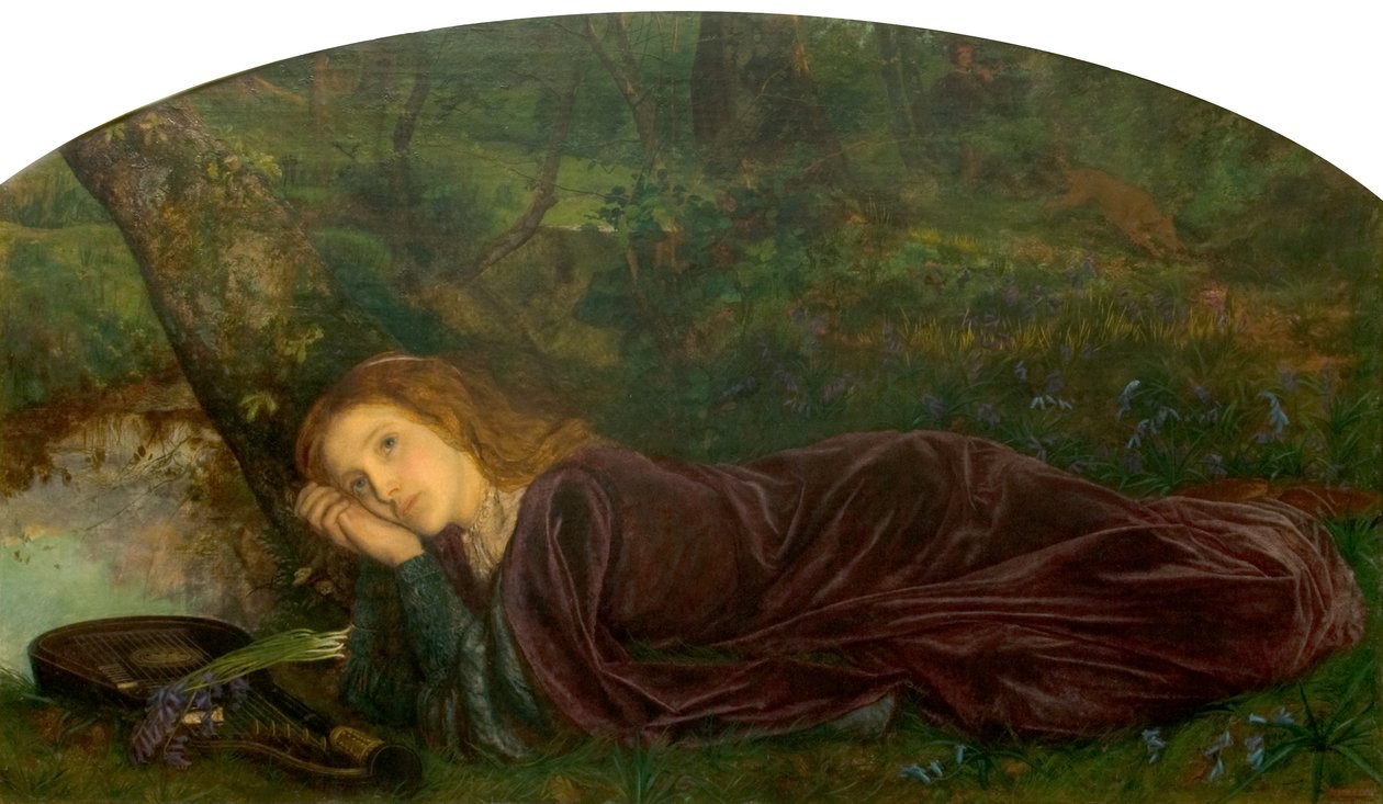 The Rift Within the Lute, 1861-62 tekijältä Arthur Hughes