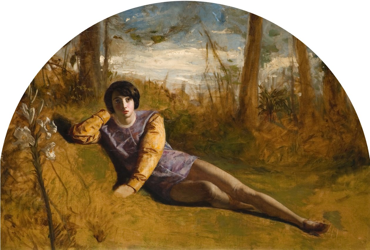 Nuori runoilija, 1849. tekijältä Arthur Hughes