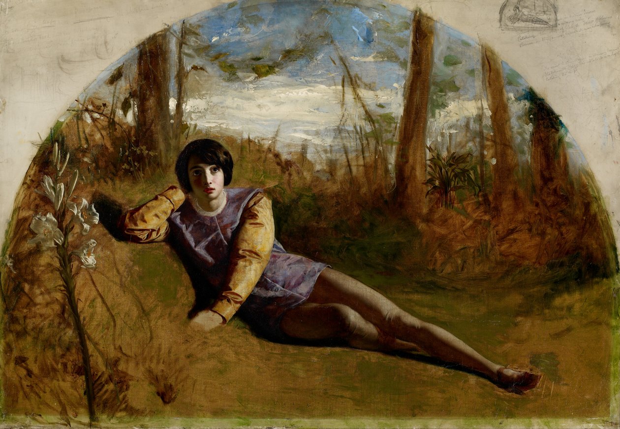 Nuori runoilija, 1849 tekijältä Arthur Hughes