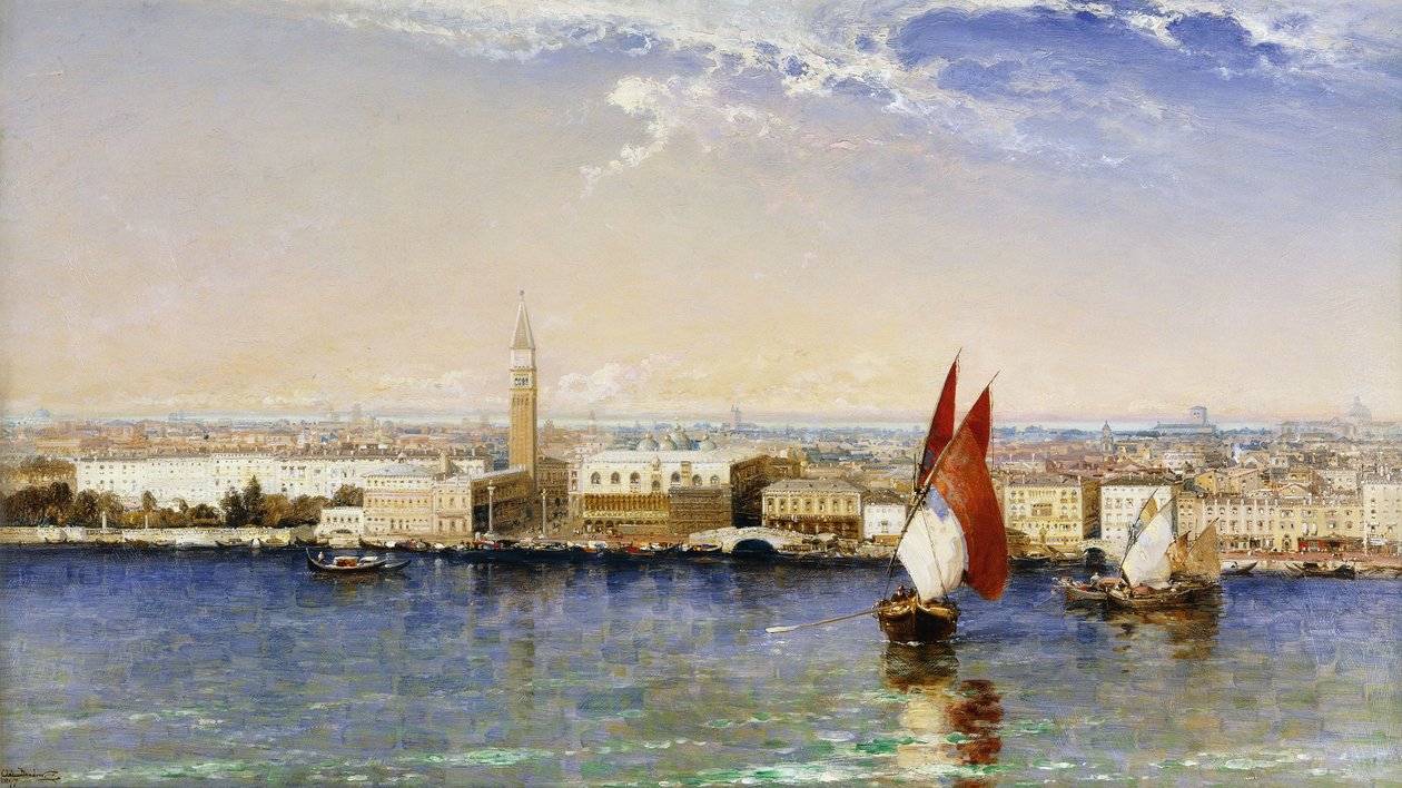 Bacino, Venetsia, 1897 tekijältä Arthur Joseph Meadows