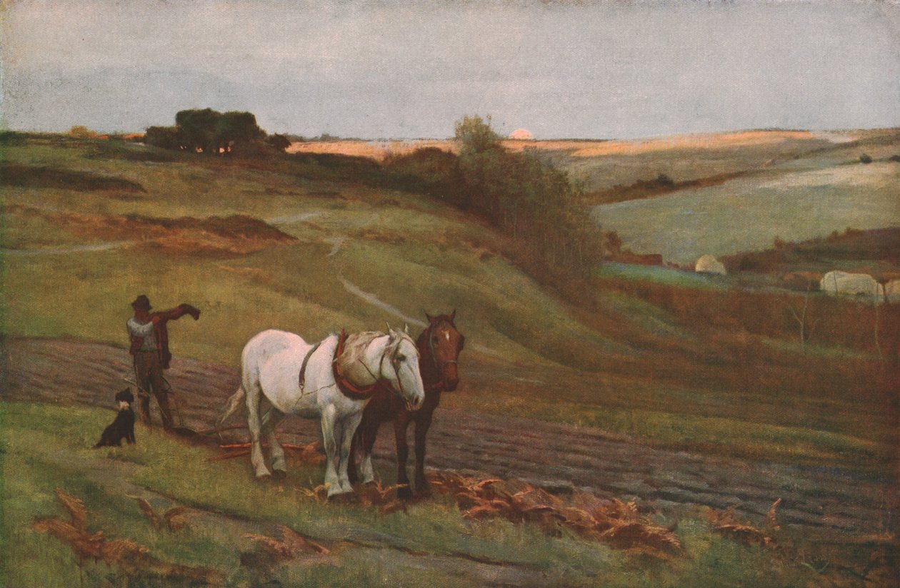 Päivän päätteeksi, 1800-luvun loppu - 1900-luvun alku, n. 1930. tekijältä Arthur Lemon