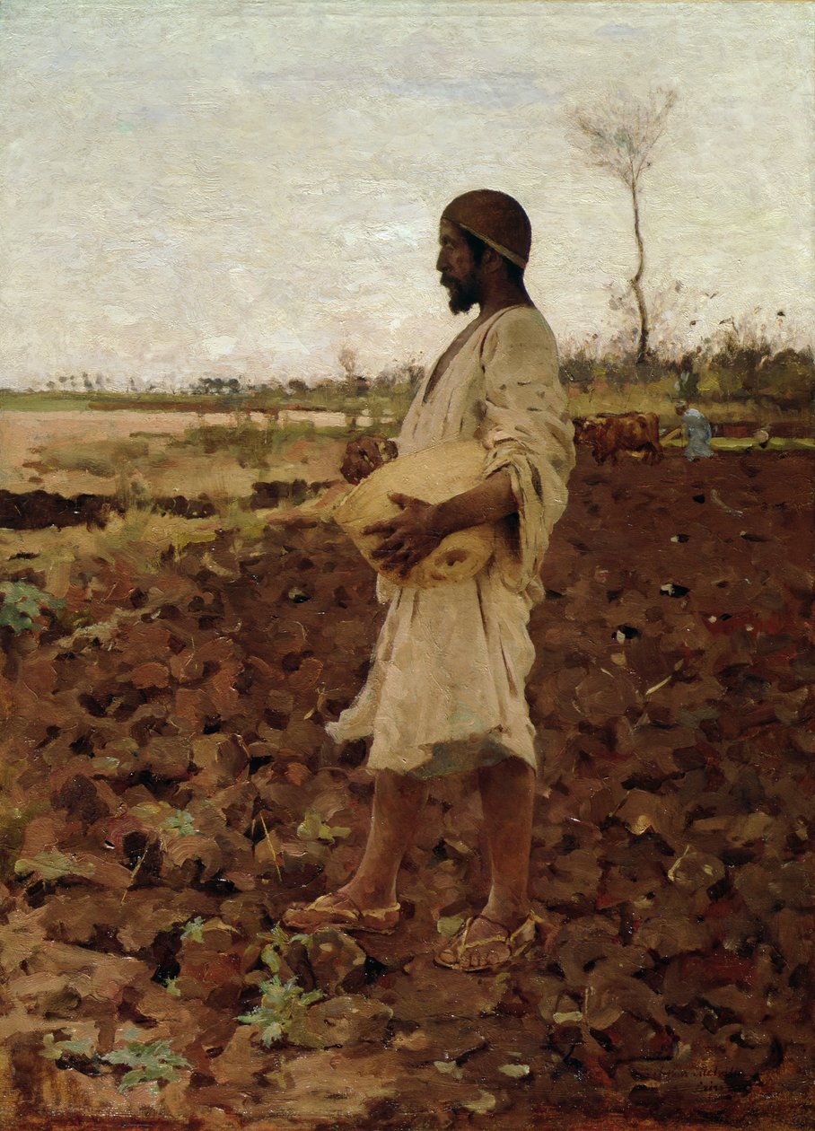 Egyptiläinen kylväjä, 1881 tekijältä Arthur Melville