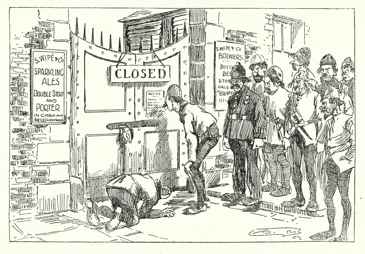 AD 1314, vaikeat ajat (litografia) tekijältä Arthur Moreland