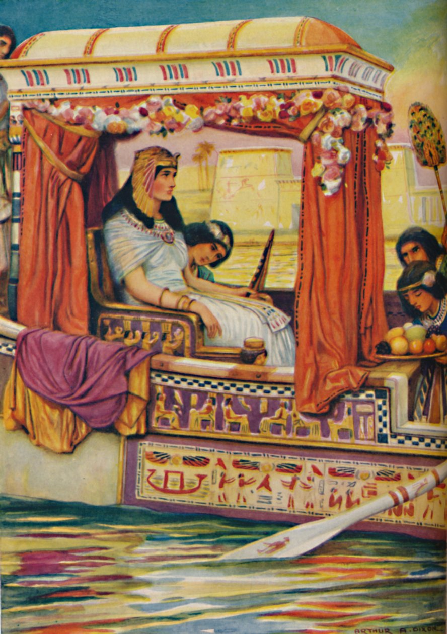 Cleopatra - Vanhan Niilin käärme kuninkaallisessa keittiössä, vuodelta 1925 tekijältä Arthur Percy Dixon