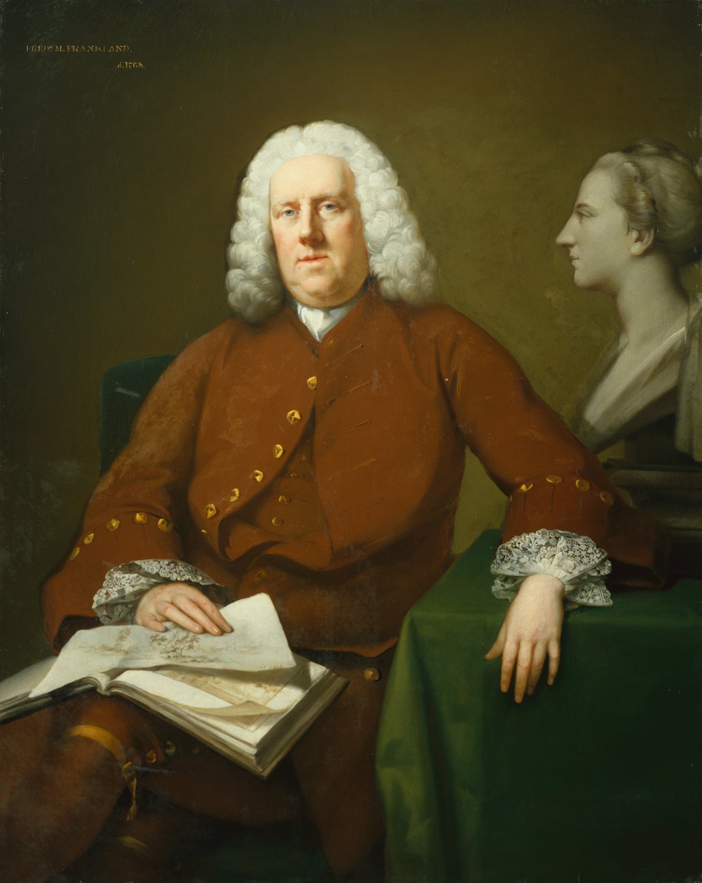 Sir Frederick Franklandin muotokuva tekijältä Arthur Pond