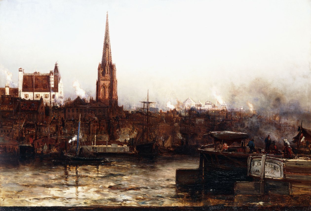 Trinity from the River, 1880 tekijältä Arthur Quartley