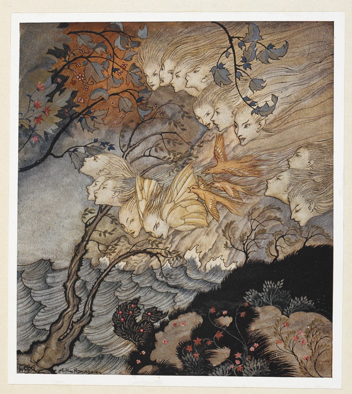 ACT III: Kohtaus II, rivi 147 ...ja joskus ääni tekijältä Arthur Rackham