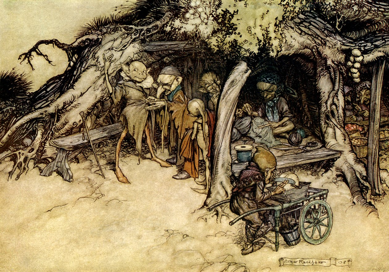 Juhannusyön unelma tekijältä Arthur Rackham