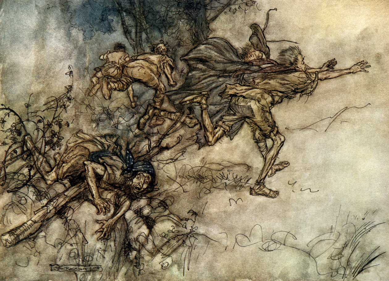 Juhannusyön unelma tekijältä Arthur Rackham