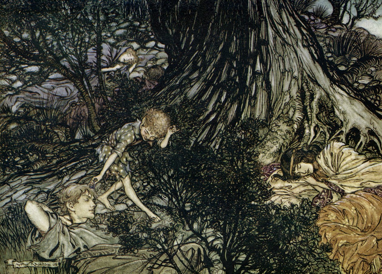 Juhannusyön unelma tekijältä Arthur Rackham