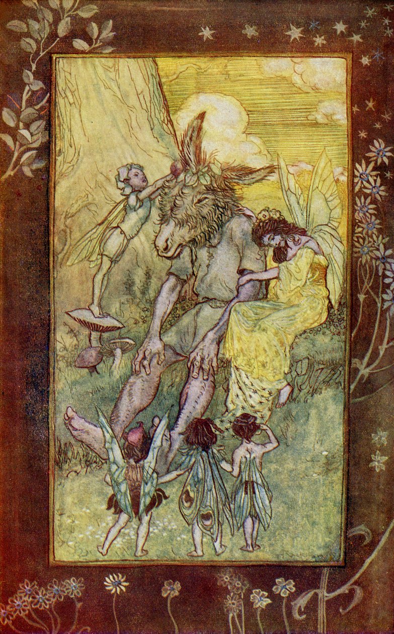 William Shakespearen Kesäyön unelma tekijältä Arthur Rackham