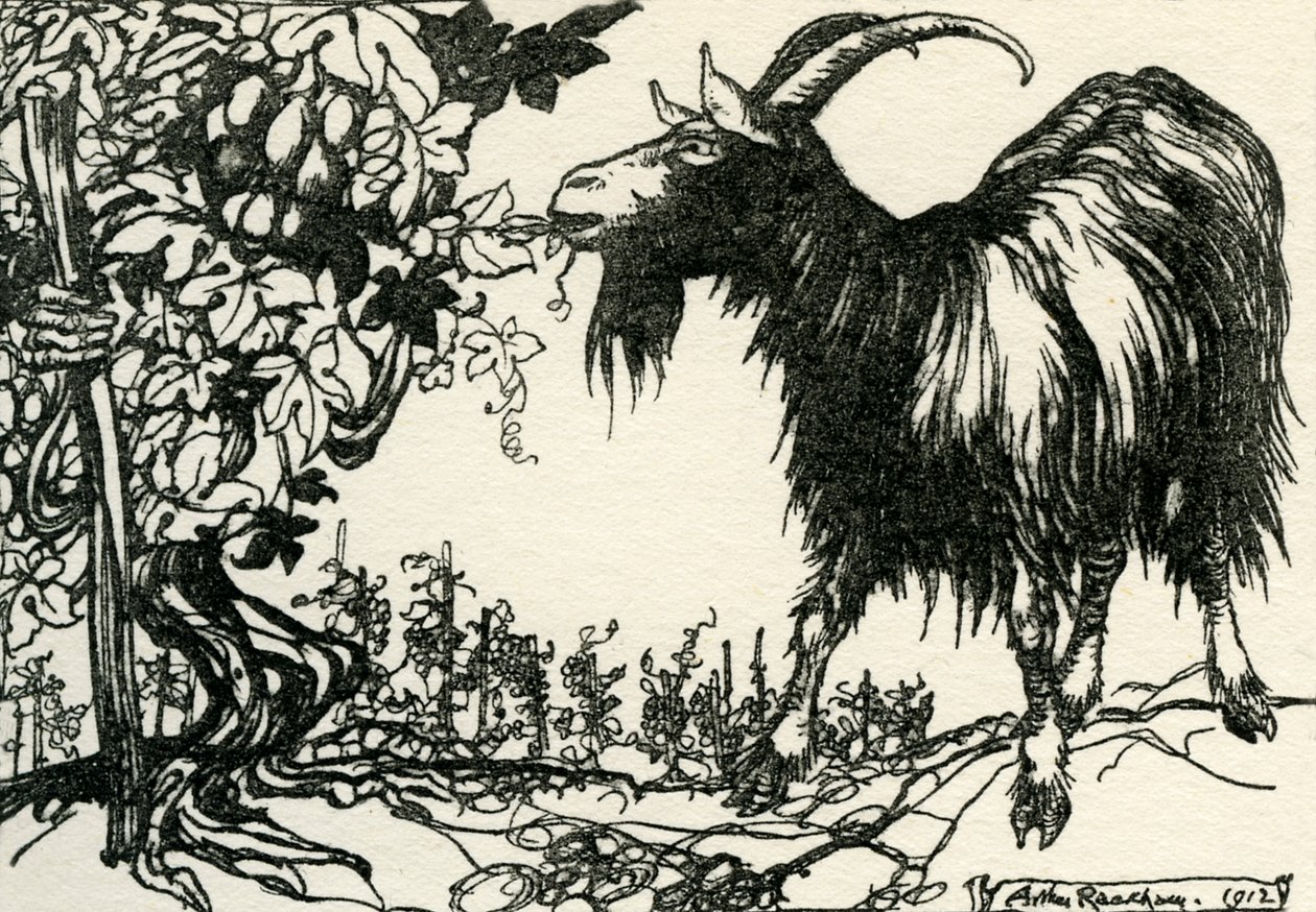 Aisopoksen tarinat tekijältä Arthur Rackham