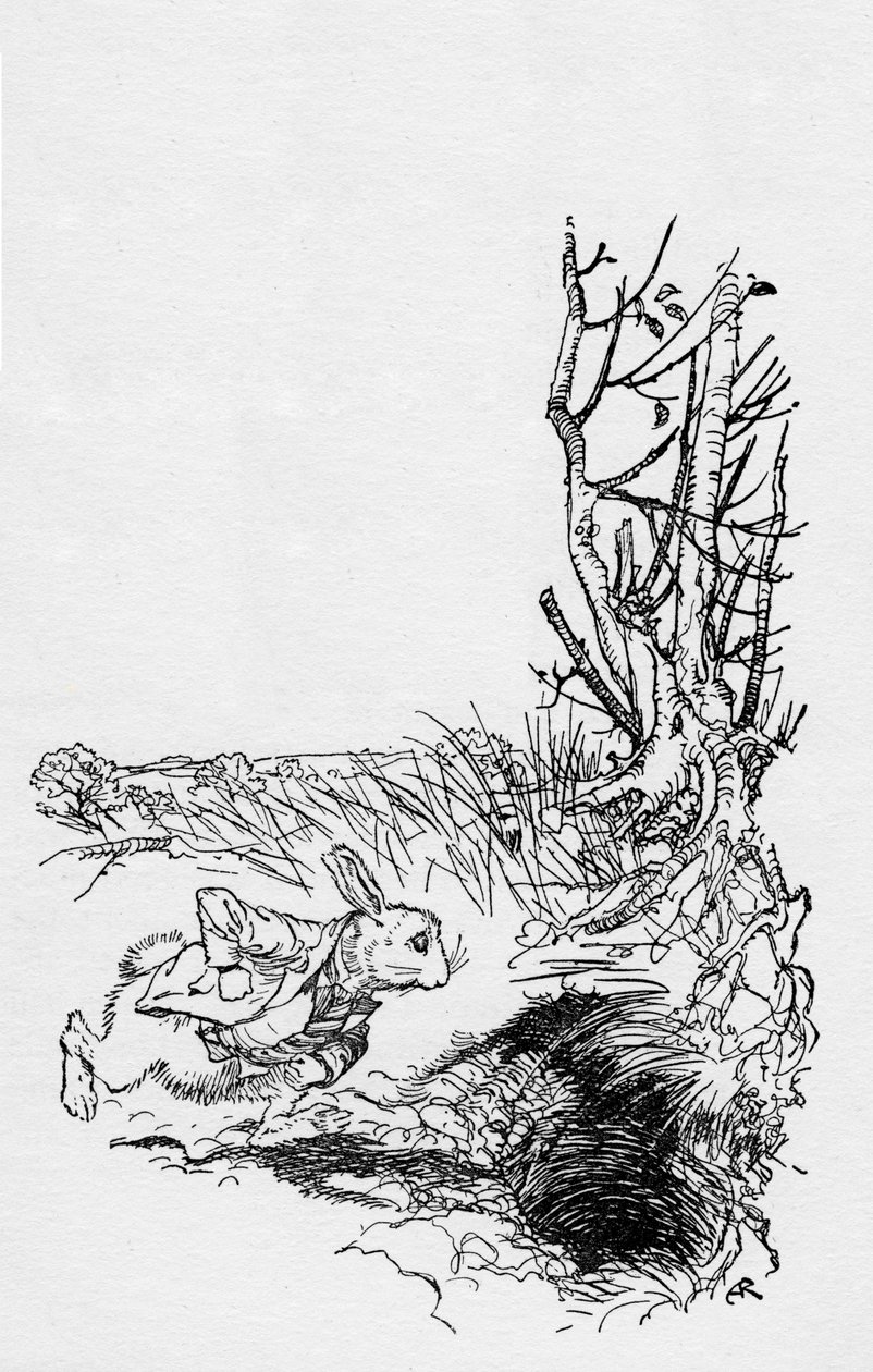 Lewis Carrollin Liisa seikkailut ihmemaassa tekijältä Arthur Rackham