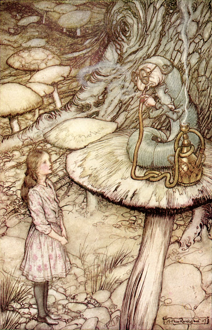 Lewis Carrollin Liisa seikkailut ihmemaassa tekijältä Arthur Rackham