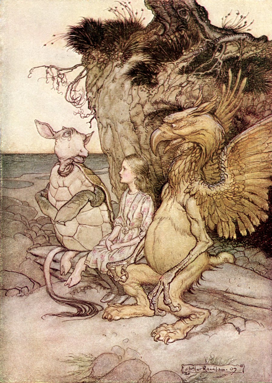 Lewis Carrollin Liisa seikkailut ihmemaassa tekijältä Arthur Rackham