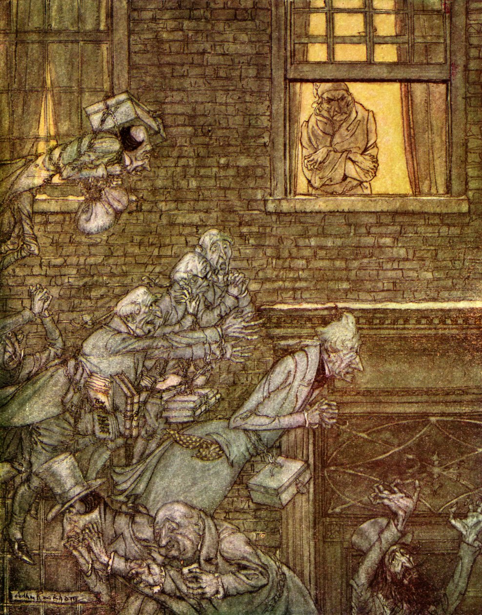 Charles Dickensin joululaulu tekijältä Arthur Rackham