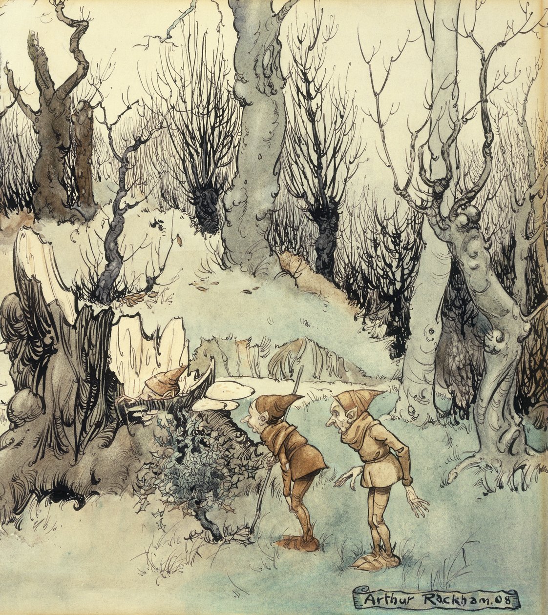 Haltiat metsässä, 1908 tekijältä Arthur Rackham