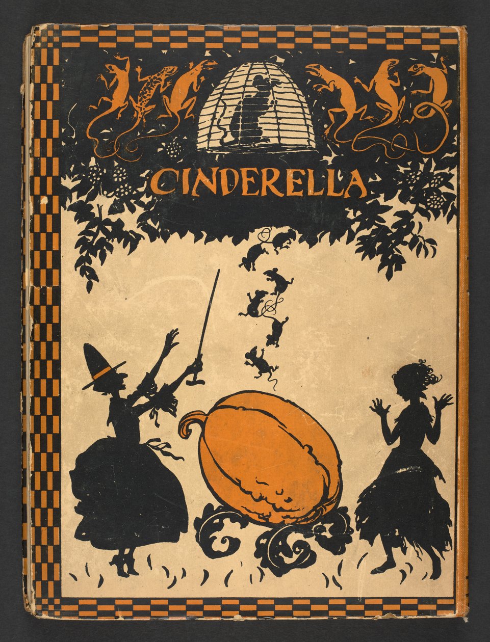 Cinderellan etukansi, uudelleen kertonut C.S. Evans ja kuvittanut Arthur Rackham tekijältä Arthur Rackham