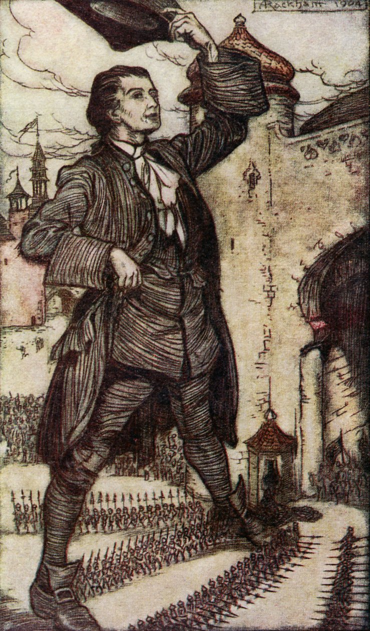 Jonathan Swiftin Gulliverin matkat tekijältä Arthur Rackham