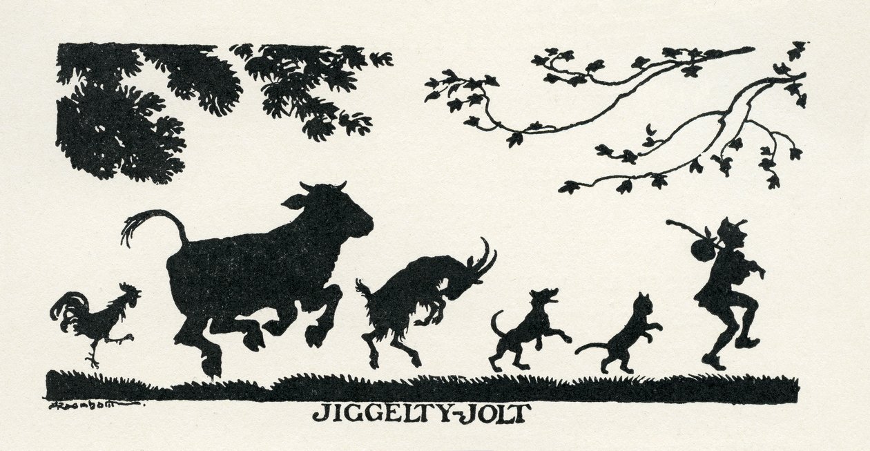 Kuinka Jack lähti etsimään onneaan tekijältä Arthur Rackham
