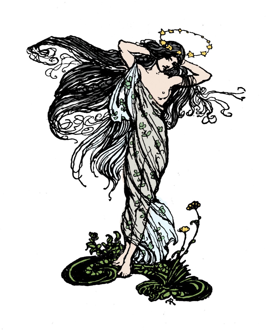 William SHAKESPEARE:n kuvitus kesäyön unelmaan tekijältä Arthur Rackham