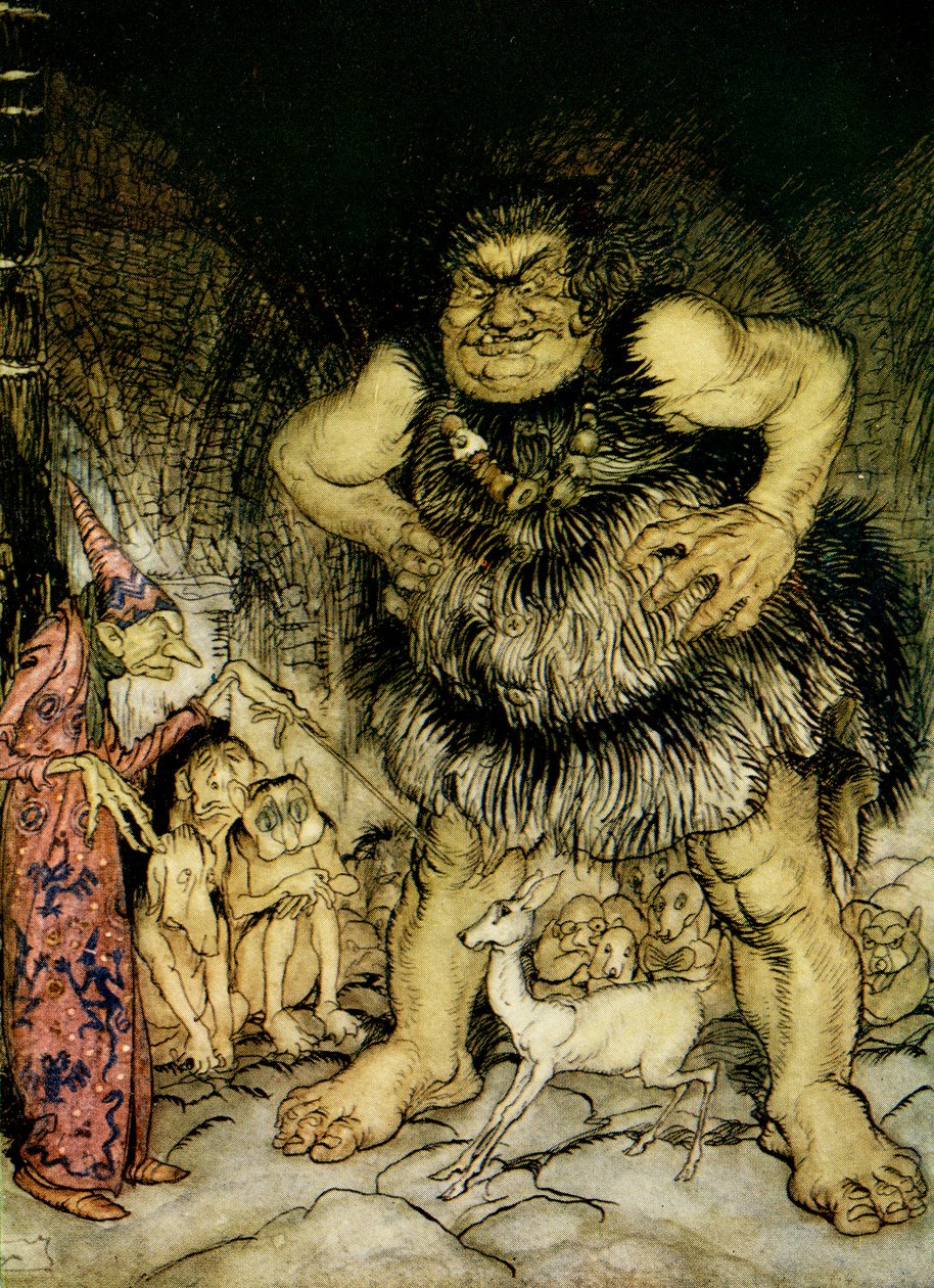 Jack Giant Killer tekijältä Arthur Rackham