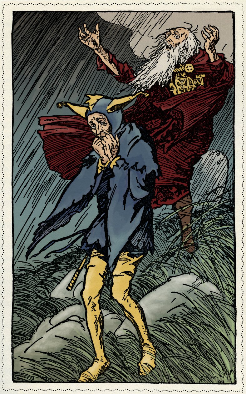 William Shakespearen kuningas Lear tekijältä Arthur Rackham