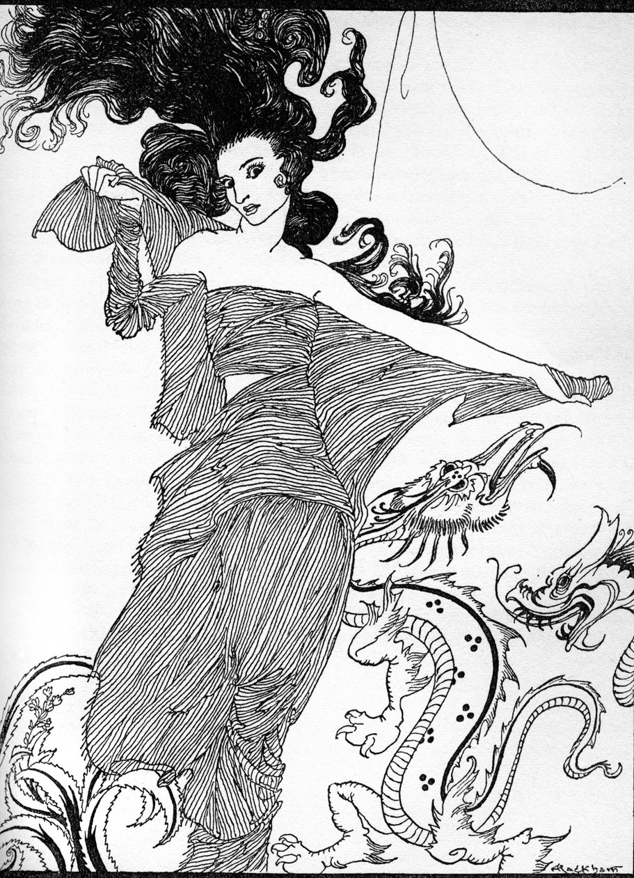 Edgar Allan Poen "Legia". tekijältä Arthur Rackham