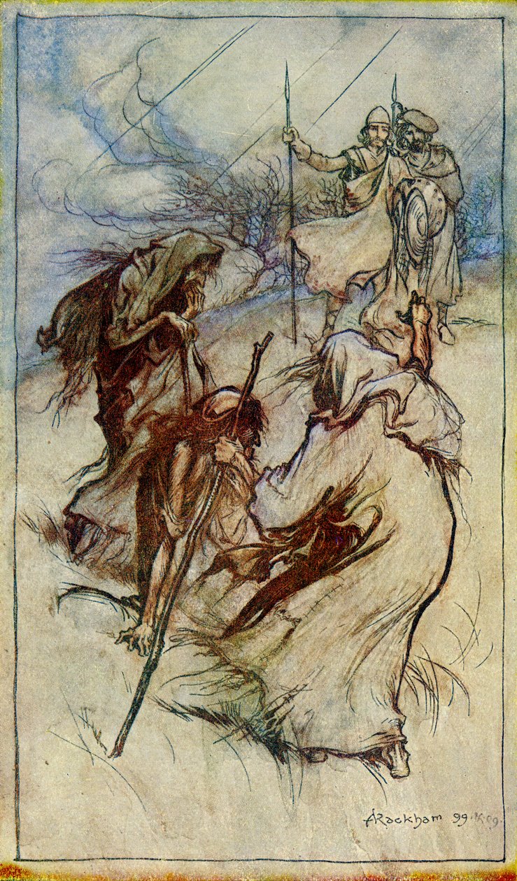 William Shakespearen Macbeth tekijältä Arthur Rackham