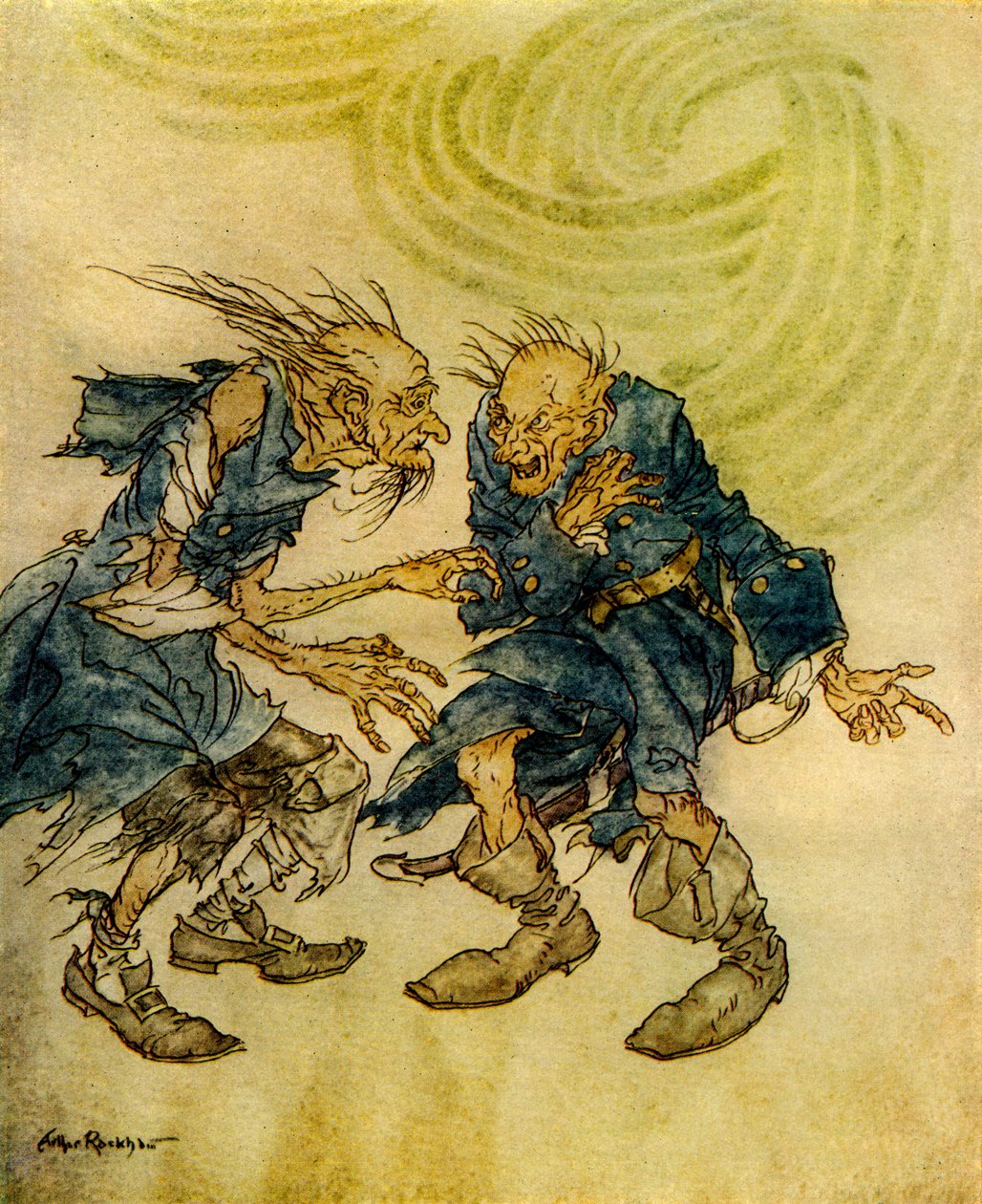 Edgar Allan Poen käsikirjoitus löytyi pullosta tekijältä Arthur Rackham