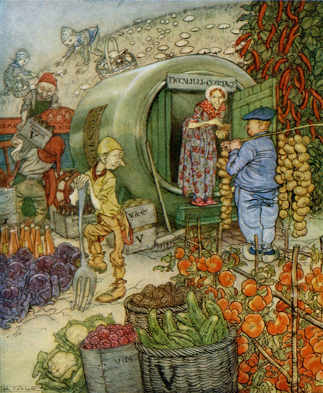 Venetsian kauppias tekijältä Arthur Rackham