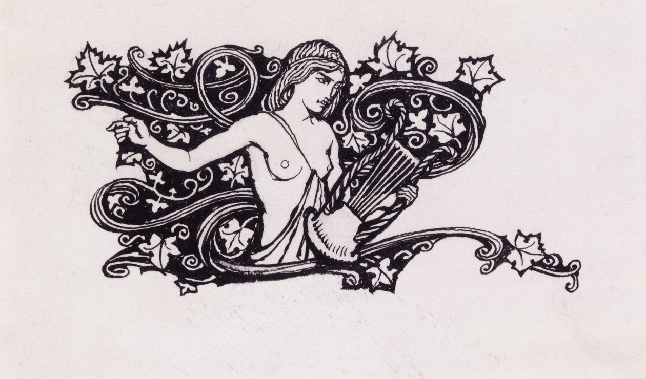 Sweetest Echo, Sweetest Nymph, kuvitus Comuksesta, John Milton (1608-74), versio julkaistu 1921 tekijältä Arthur Rackham