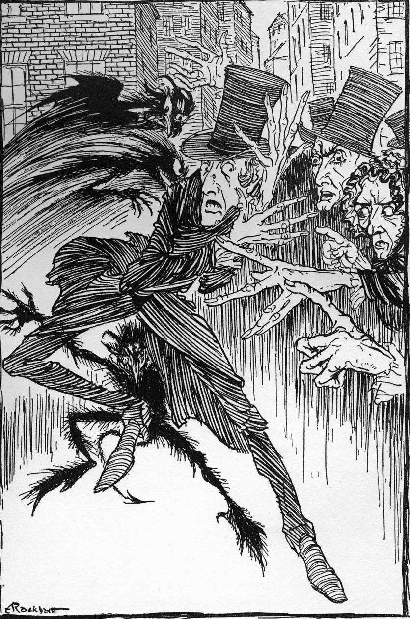 Edgar Allan Poen "The Imp of the Perverse". tekijältä Arthur Rackham