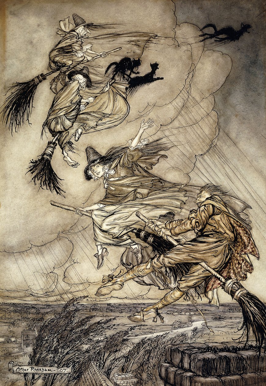 The Ingoldsby Legends: Frontispiece, tekijältä Arthur Rackham