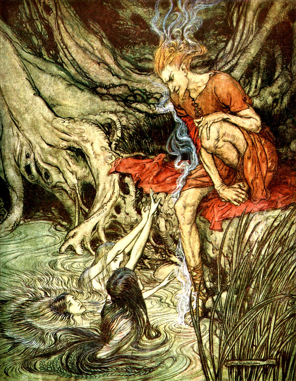 Rhinegold Das Rheingold tekijältä Arthur Rackham