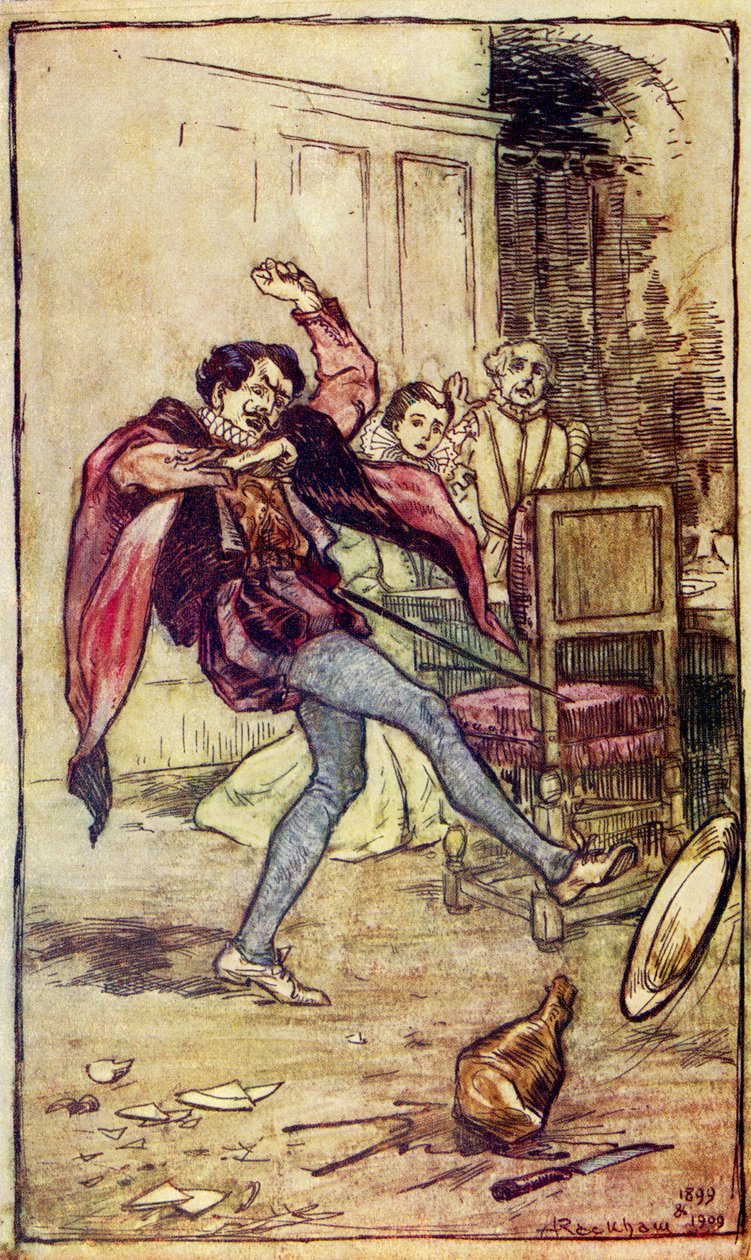 William Shakespearen äijän kesyttäminen tekijältä Arthur Rackham