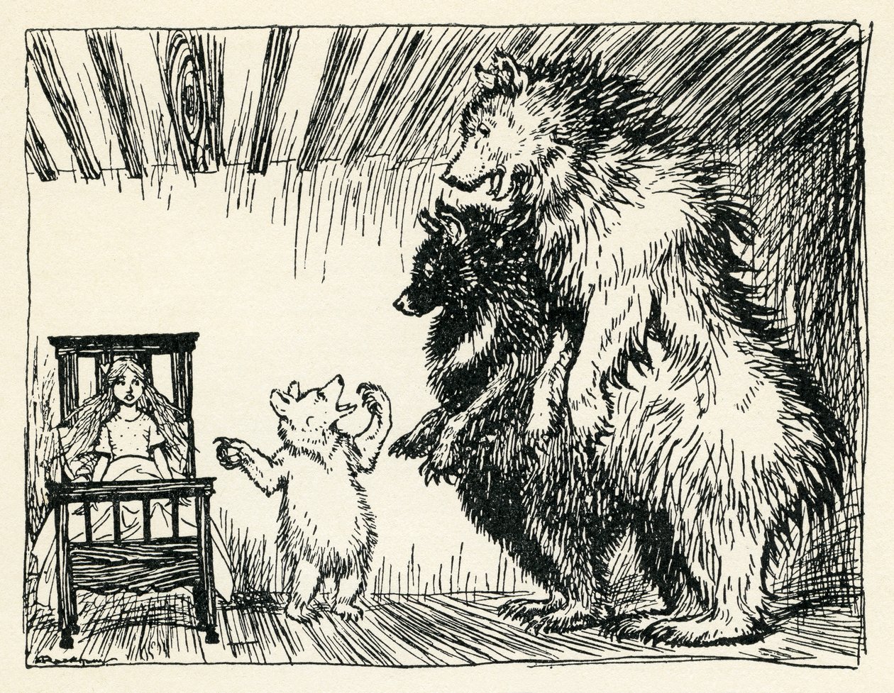 Kolme karhua tekijältä Arthur Rackham