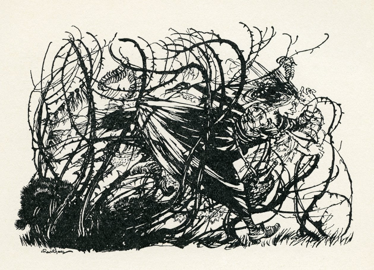 Kaivon kolme päätä tekijältä Arthur Rackham