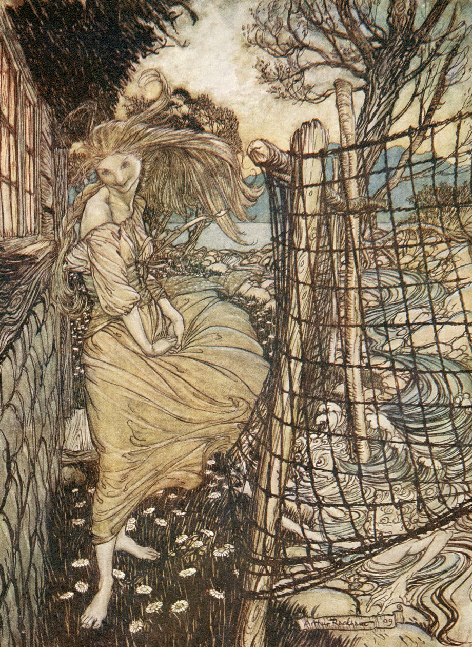 Undine Friedrich de la Motte Fouque tekijältä Arthur Rackham