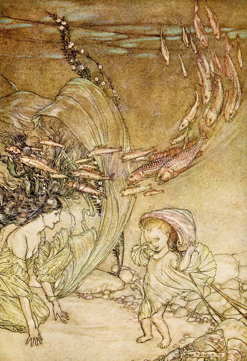 Undine Friedrich de la Motte Fouque tekijältä Arthur Rackham