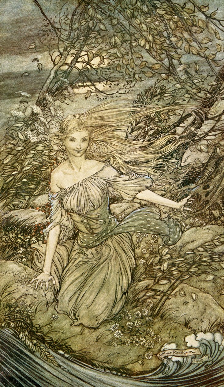 Undine Friedrich de la Motte Fouque tekijältä Arthur Rackham