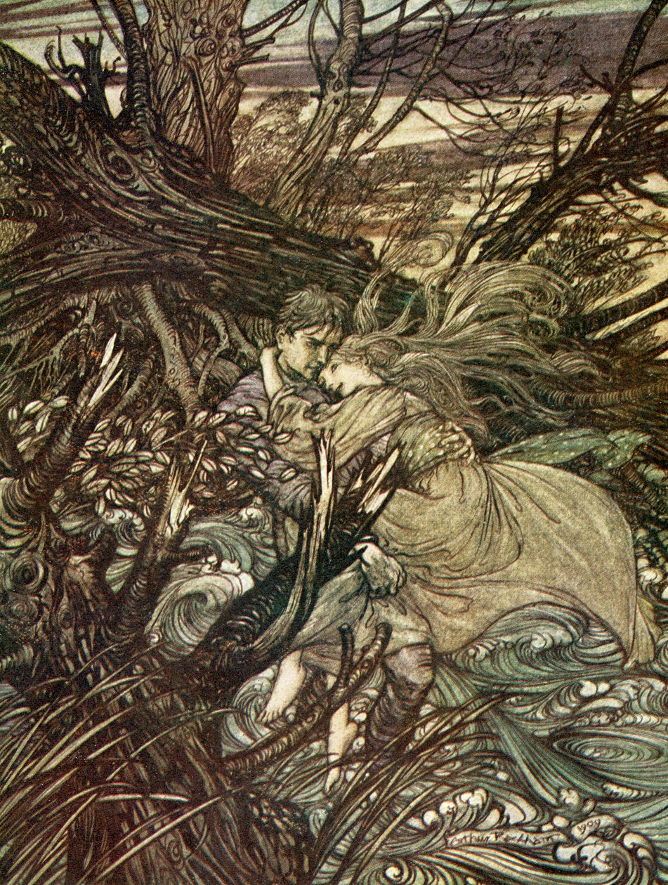 Undine Friedrich de la Motte Fouque tekijältä Arthur Rackham