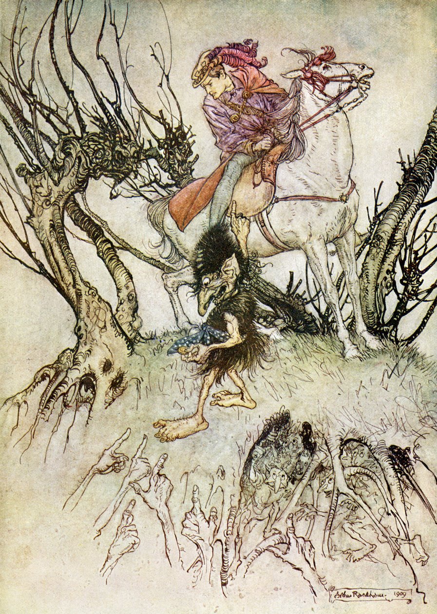 Undine Friedrich de la Motte Fouque tekijältä Arthur Rackham