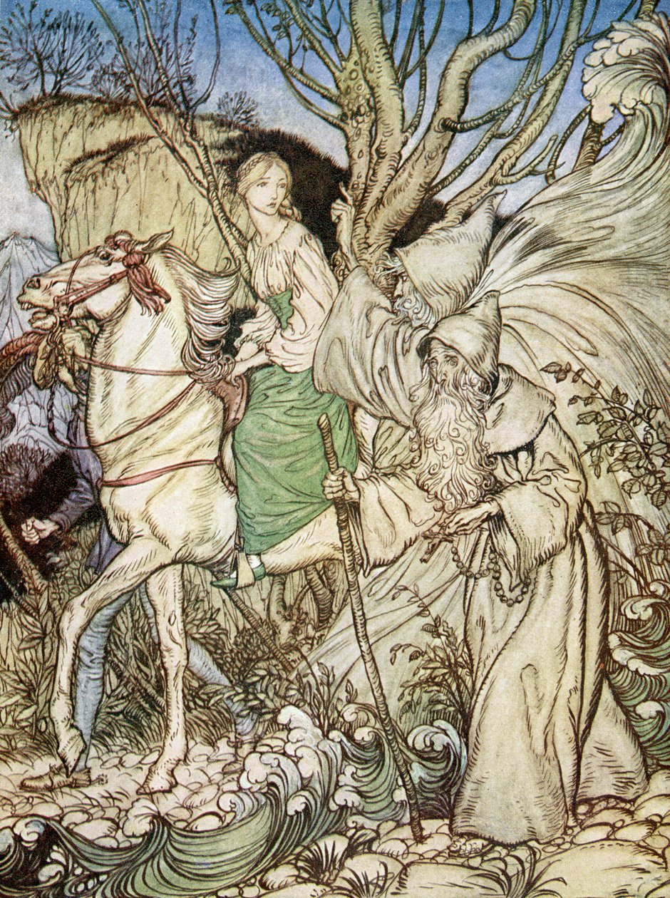 Undine Friedrich de la Motte Fouque tekijältä Arthur Rackham