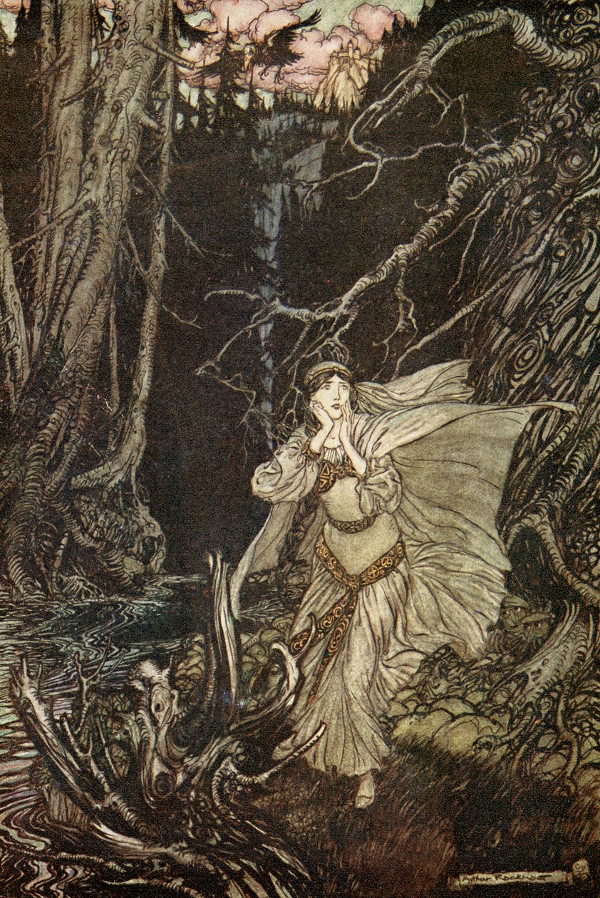 Undine Friedrich de la Motte Fouque tekijältä Arthur Rackham