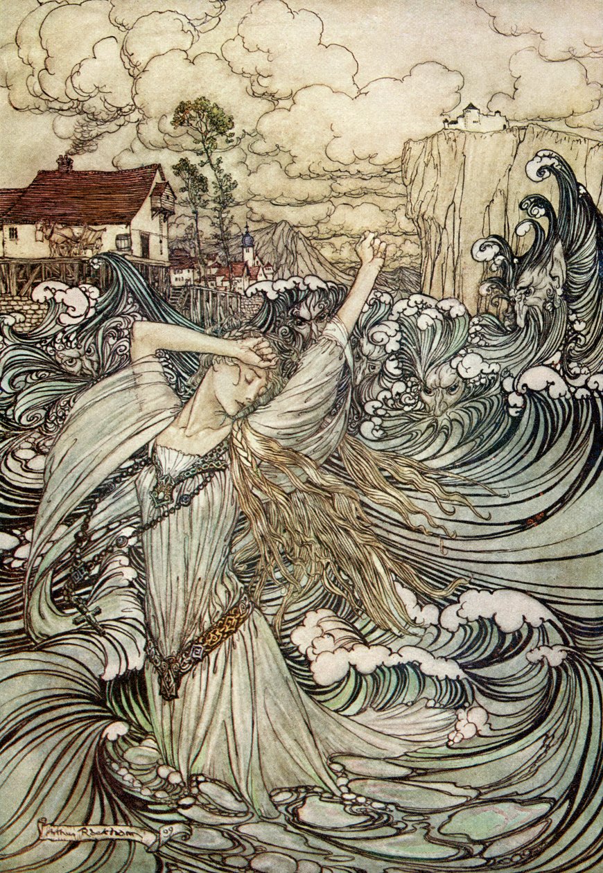 Undine Friedrich de la Motte Fouque tekijältä Arthur Rackham