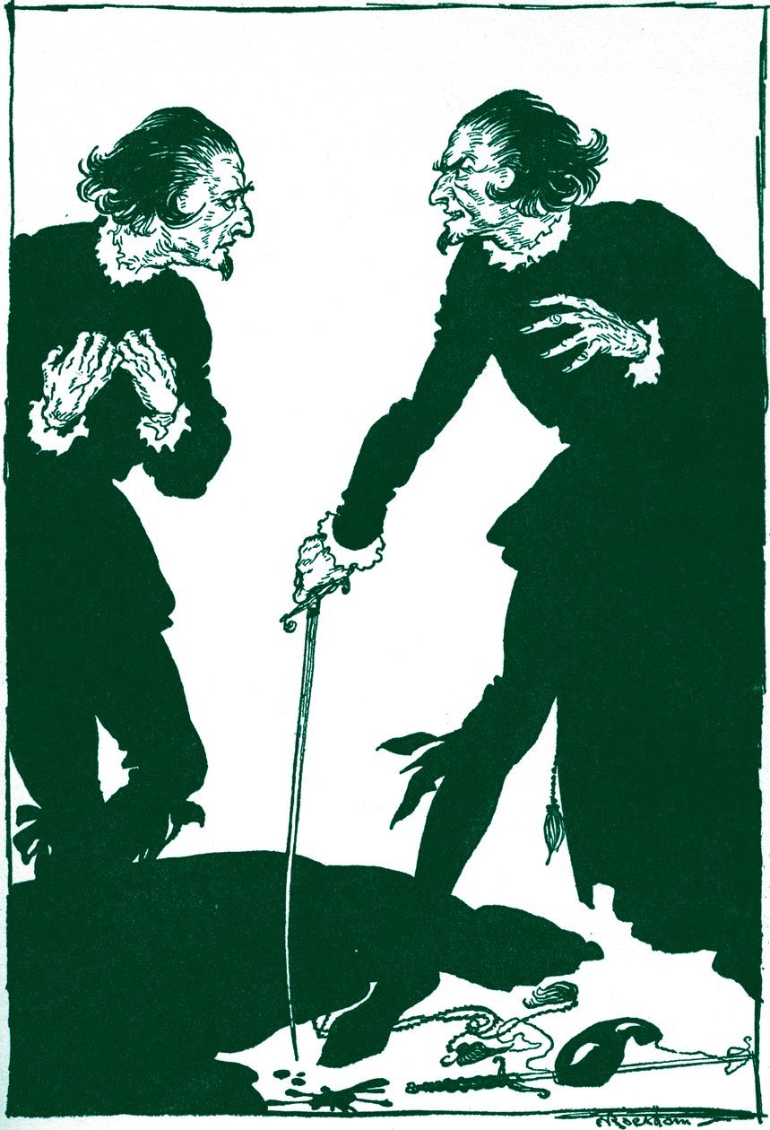 Edgar Allan Poen William Wilson tekijältä Arthur Rackham