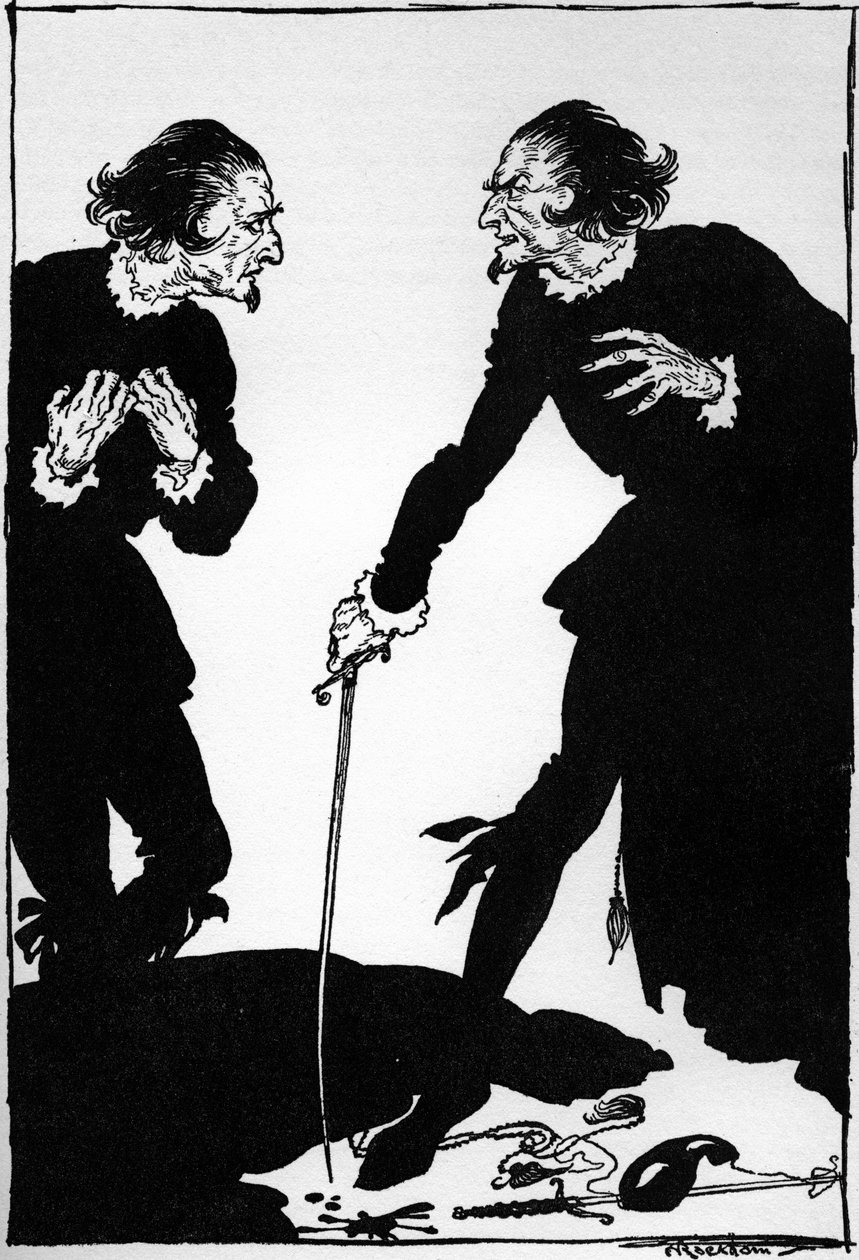 Edgar Allan Poen William Wilson tekijältä Arthur Rackham