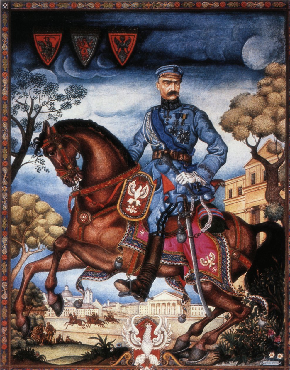 Joseph Pilsudski, 20. vuosisata (maalaus) tekijältä Arthur Szyk