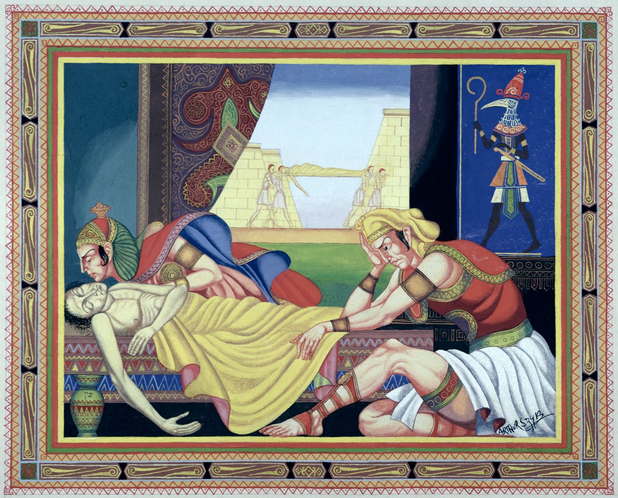 Egyptin seitsemäs vitsaus tekijältä Arthur Szyk